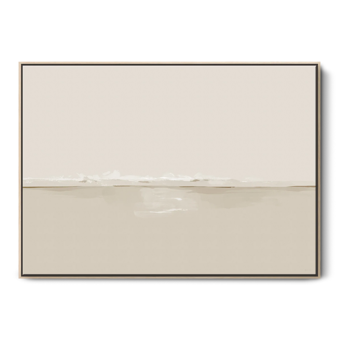 Soothing Seas Neutral Seascape Art