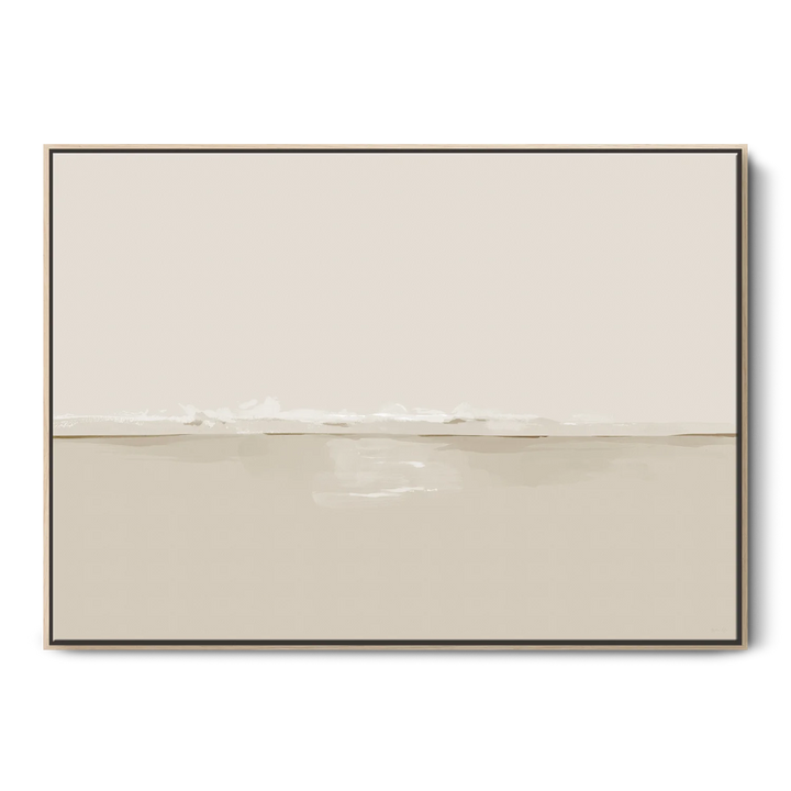 Soothing Seas Neutral Seascape Art