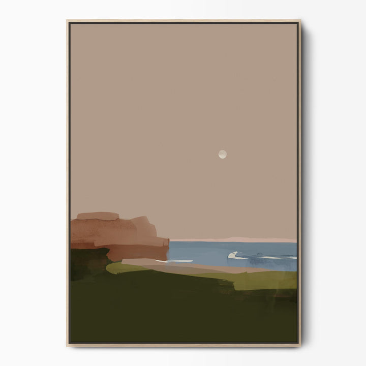 Moonlight Musings Seascape Canvas Art