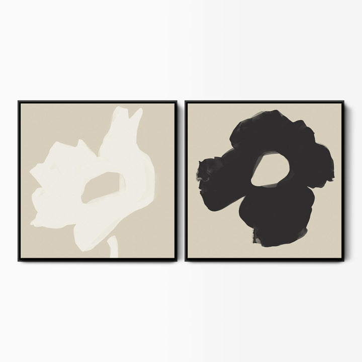 Oriental Poppy Wall Art Set