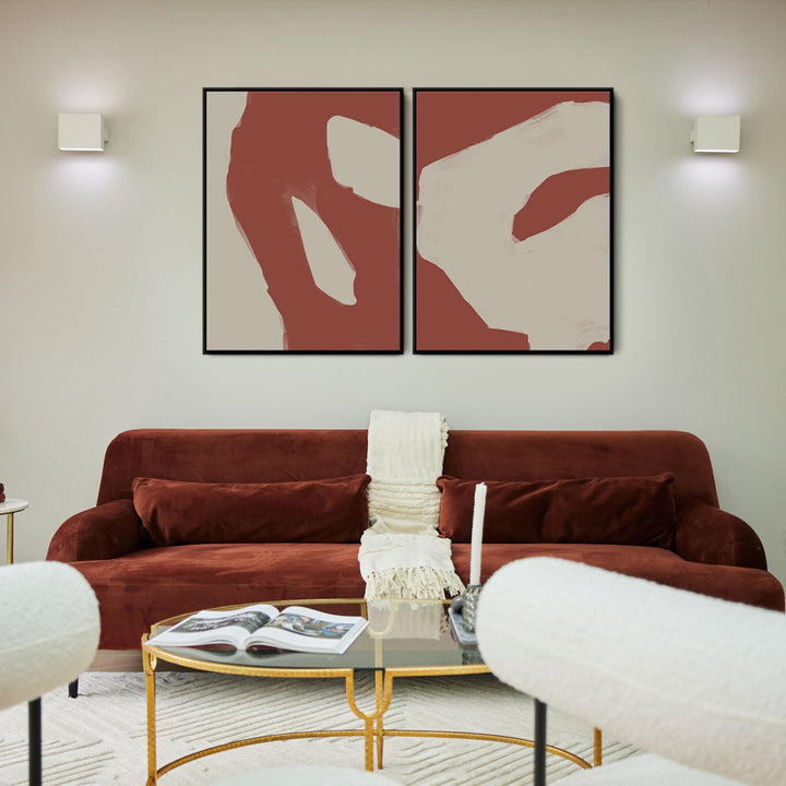 Drift Together Abstract Canvas Set